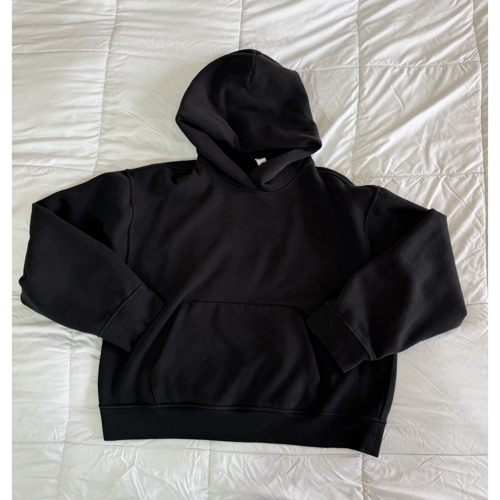 Lululemon W Steady State Oversized Hoodie Size Small Fleece Black Soldout